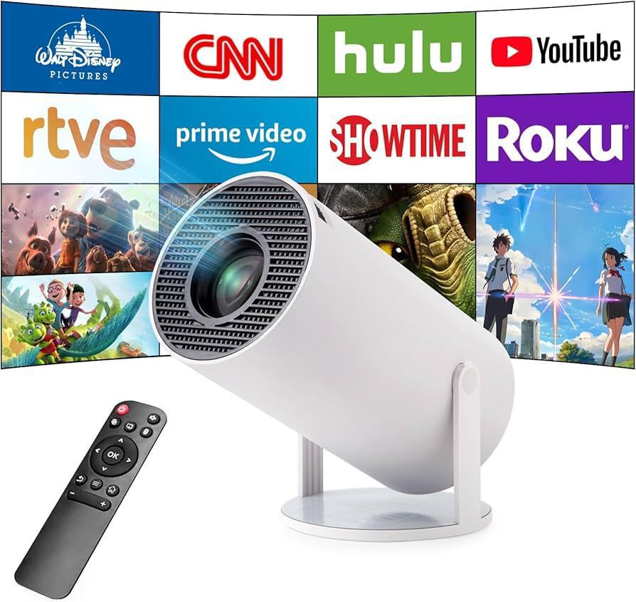 Mini Proyector LED Smart HY300 – Android 11 | 4K Ultra HD | WiFi | Hasta 200"