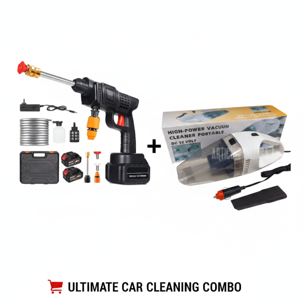 Combo Aspiradora 12V + Hidro Lavadora - vista minimalista