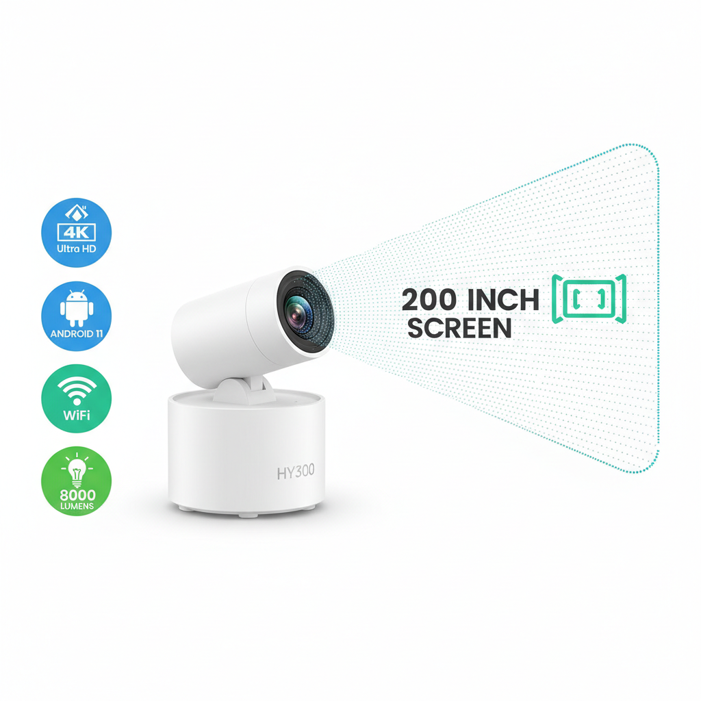 Especificaciones técnicas proyector HY300