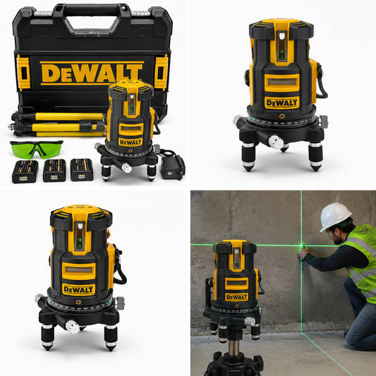Nivel Láser 5 Líneas Verde Tipo DeWalt