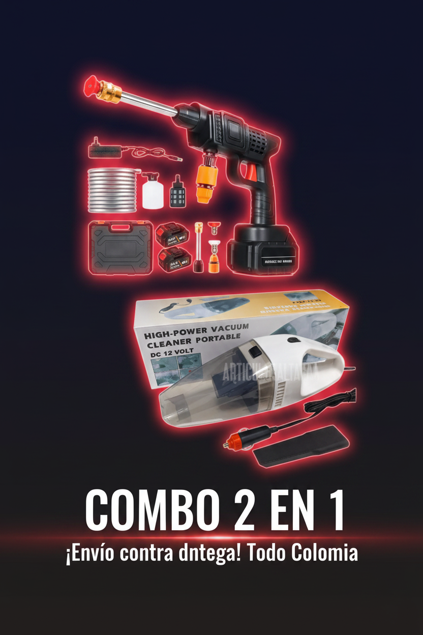 Combo Aspiradora 12V + Hidro Lavadora - story vertical