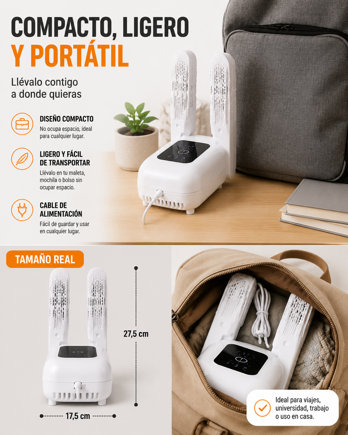 Secador eléctrico de zapatos - vista adicional del producto
