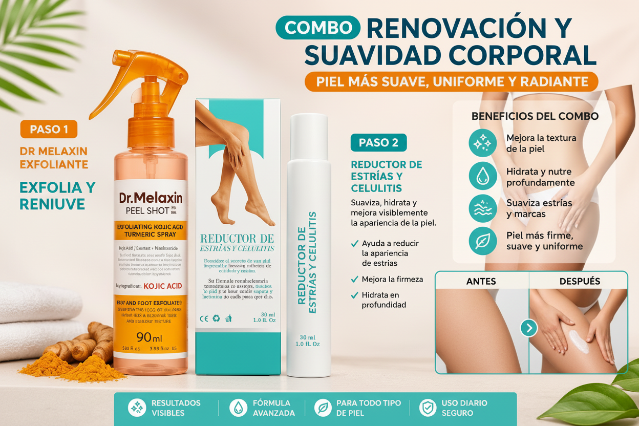 Dr. Melaxin Peel Shot P5 - Infografía Paso 1 y Paso 2